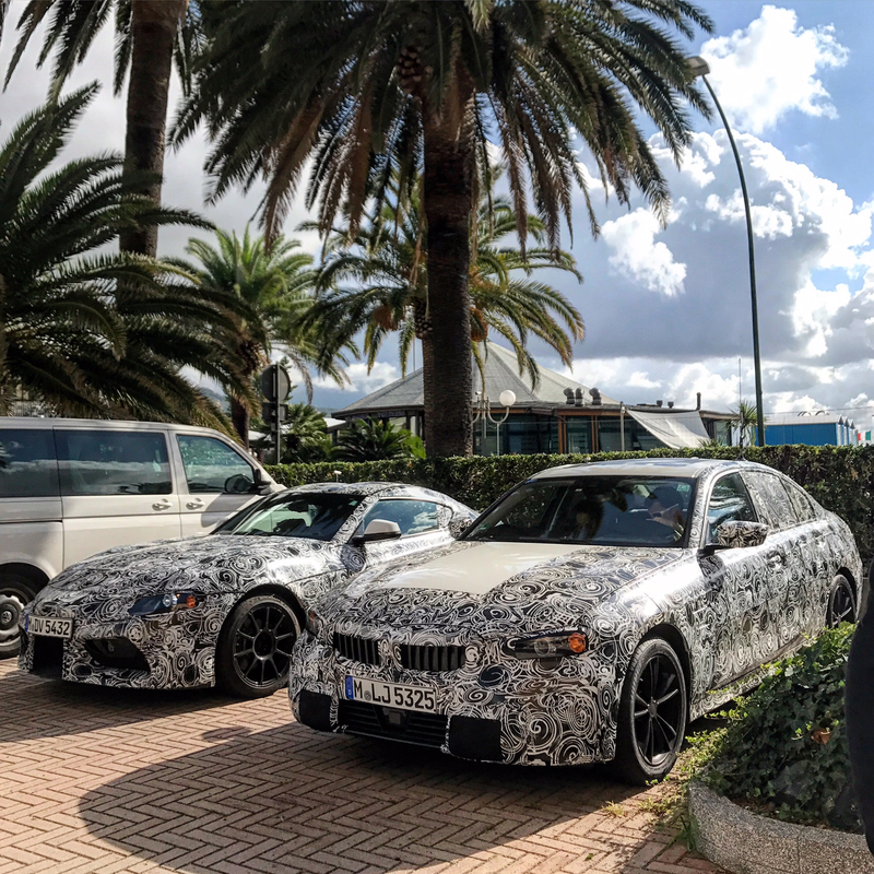 Illustration for article titled The New Toyota Supra Went On Vacation With Some BMWs In Italy